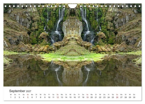Produktbild: Spiegelwelten - Natur anders sehen (Wandkalender 2027 DIN A4 quer), CALVENDO Monatskalender