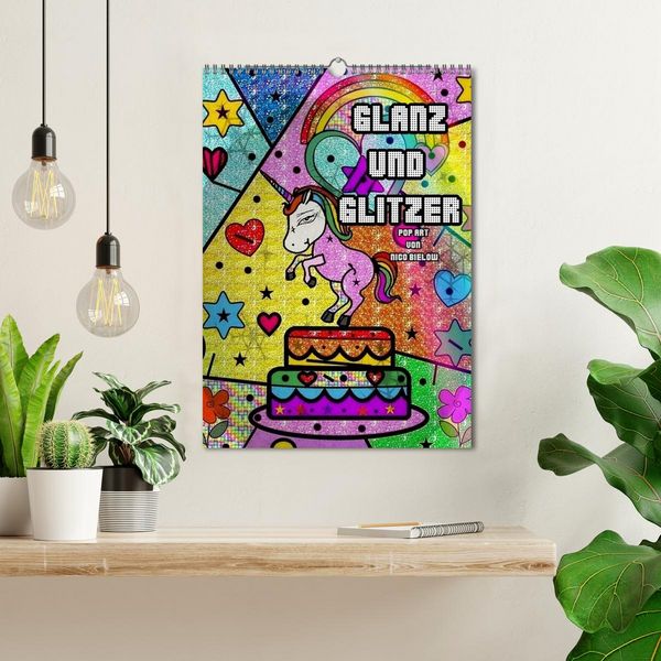 Produktbild: Glanz und Glitzer (Wandkalender 2026 DIN A3 hoch), CALVENDO Monatskalender