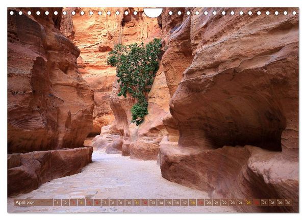 Produktbild: Jordanien - Ein Land der Superlative (Wandkalender 2026 DIN A4 quer), CALVENDO Monatskalender