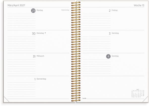 Produktbild: Organizer & Notes A5 Cottage Dreams 26/27 17M