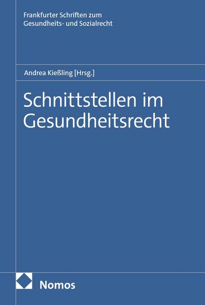 Produktbild: Schnittstellen im Gesundheitsrecht