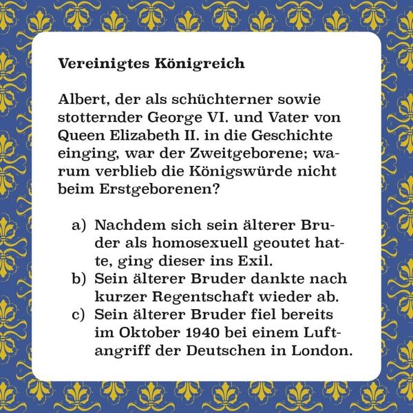 Produktbild: Royals-Quiz