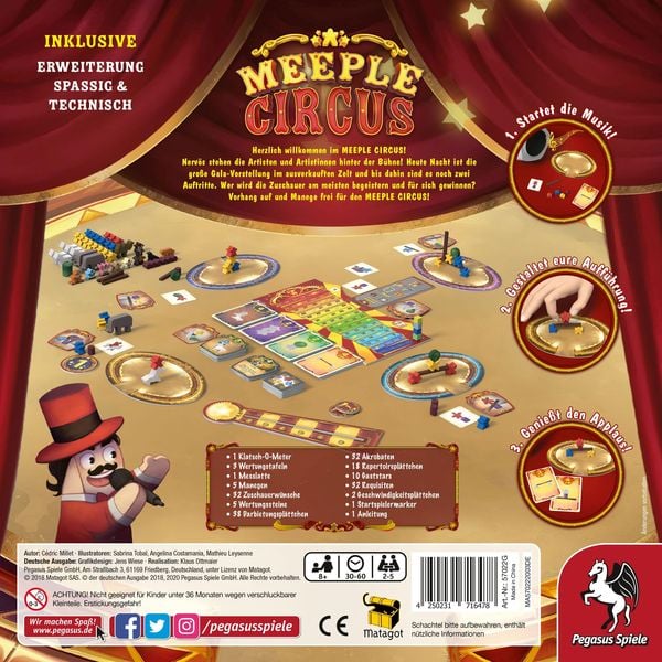 Pegasus - Meeple Circus, deutsche Ausgabe