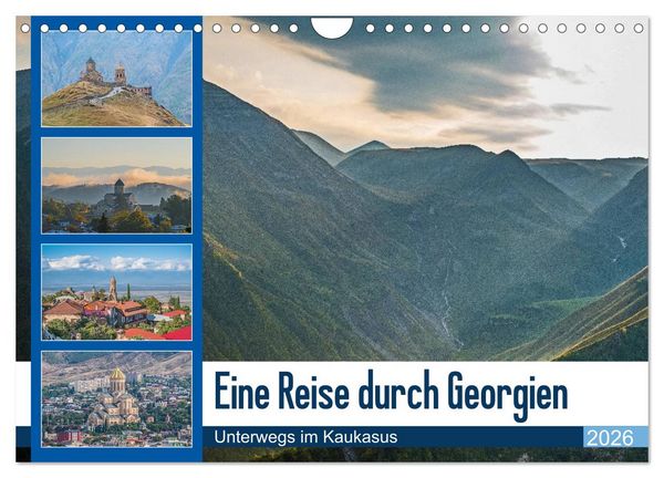 Produktbild: Eine Reise durch Georgien (Wandkalender 2026 DIN A4 quer), CALVENDO Monatskalender