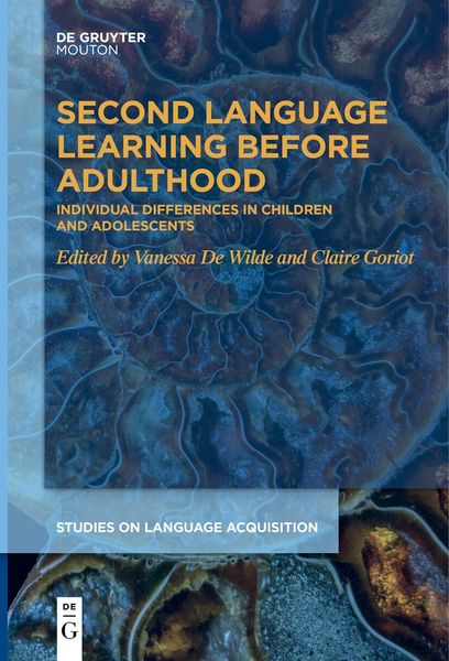 Produktbild: Second Language Learning Before Adulthood