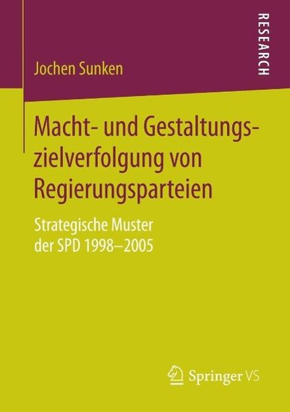 Produktbild: Macht- und Gestaltungszielverfolgung von Regierungsparteien