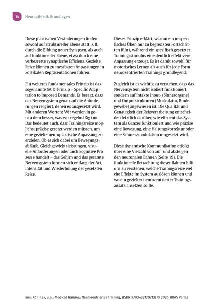 Produktbild: Medical Training: Neurozentriertes Training