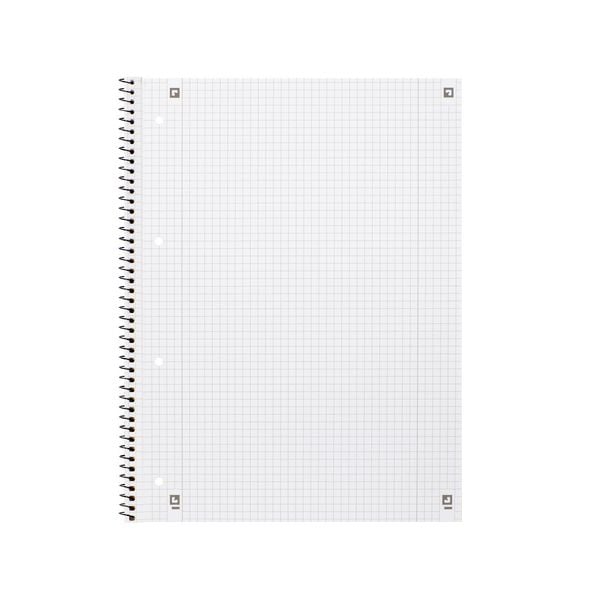 Produktbild: OXFORD Collegeblock A4+ 80 Blatt, kariert mit Rand links und rechts, 90 g/m&sup2;, 4fach gelocht