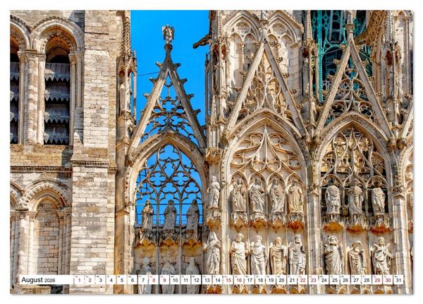 Produktbild: Rouen - ein traumhaftes Reiseziel (Tischkalender 2026 DIN A5 quer), CALVENDO Monatskalender