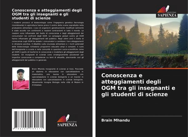 Produktbild: Conoscenza e atteggiamenti degli OGM tra gli insegnanti e gli studenti di scienze