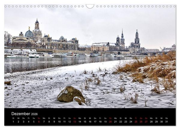 Produktbild: Dresden 2026 (Wandkalender 2026 DIN A3 quer), CALVENDO Monatskalender