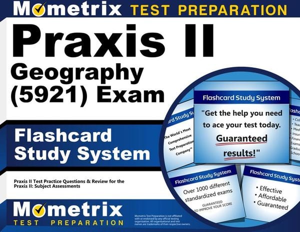 Produktbild: PRAXIS II Geography (5921) Exam Flashcard Study System