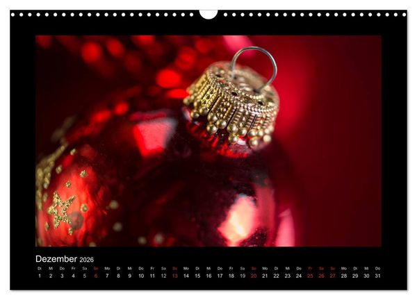 Produktbild: Rot (Wandkalender 2026 DIN A3 quer), CALVENDO Monatskalender
