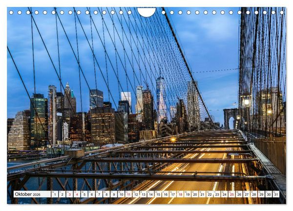 Produktbild: New York City - der besondere Blick auf Big Apple (Wandkalender 2026 DIN A4 quer), CALVENDO Monatskalender