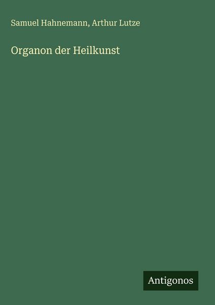 Produktbild: Organon der Heilkunst
