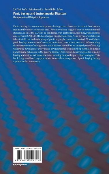 Produktbild: Panic Buying and Environmental Disasters