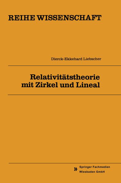 Produktbild: Relativit&auml;tstheorie mit Zirkel und Lineal