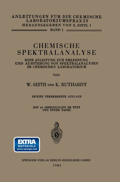 Produktbild: Chemische Spektralanalyse