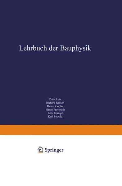 Produktbild: Lehrbuch der Bauphysik