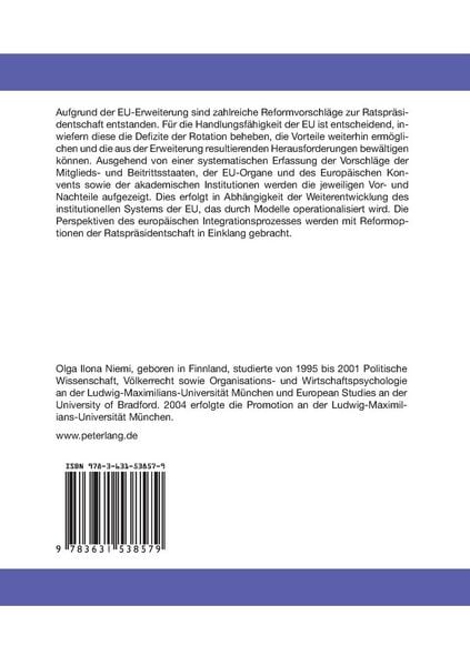 Produktbild: Perspektiven der Ratspr&auml;sidentschaft in einer erweiterten Europ&auml;ischen Union