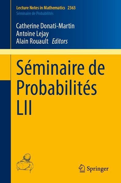 Produktbild: S&eacute;minaire de Probabilit&eacute;s LII