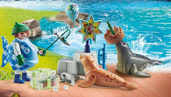 Produktbild: PLAYMOBIL 71448 Tierf&uuml;tterung