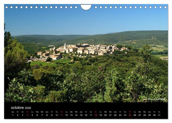 Produktbild: La vall&eacute;e de la C&eacute;ze Gard (Calendrier mural 2026 DIN A4 vertical), CALVENDO calendrier mensuel