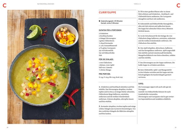 Blitzschnell Kochen von A–Z