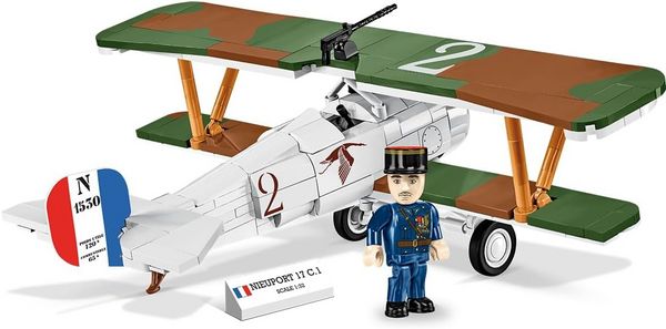 Produktbild: COBI Historical Collection 2997 - Nieuport 17 C.1, Bausatz 1:32, 277 Klemmbausteine