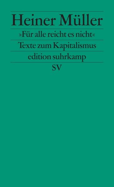 Produktbild: &raquo;F&uuml;r alle reicht es nicht&laquo;