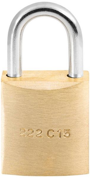 Produktbild: Burg W&auml;chter 2951 Vorh&auml;ngeschloss 15.00 mm verschieden schlie&szlig;end Messing Schl&uuml;sselschloss