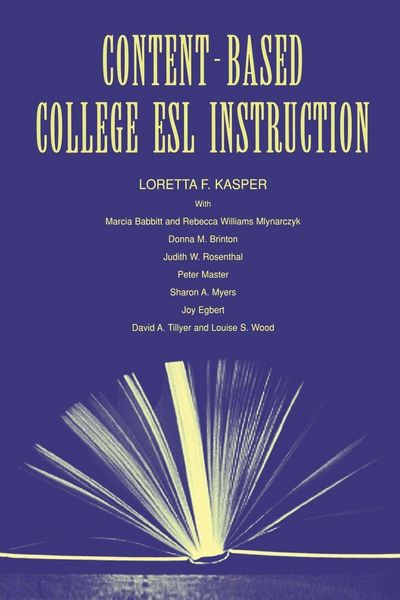 Produktbild: Content-Based College ESL Instruction