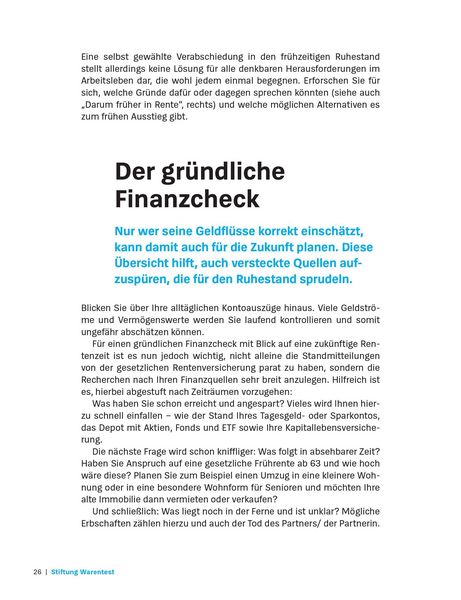 Produktbild: Fr&uuml;her in Rente und Ruhestand