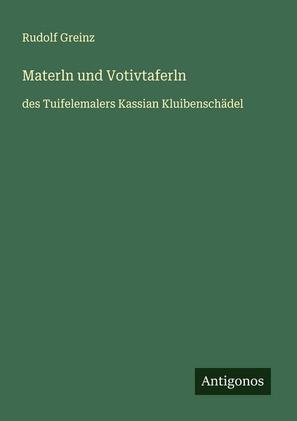 Produktbild: Materln und Votivtaferln