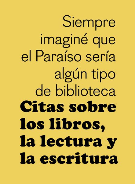 Produktbild: Citas sobre los libros, la lectura y la escritura