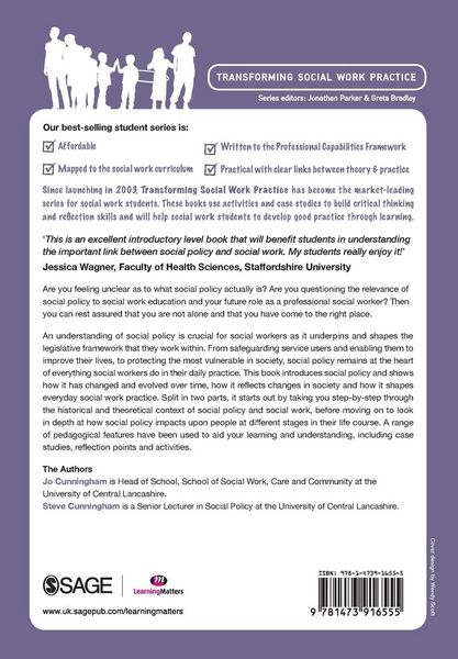 Produktbild: Social Policy and Social Work