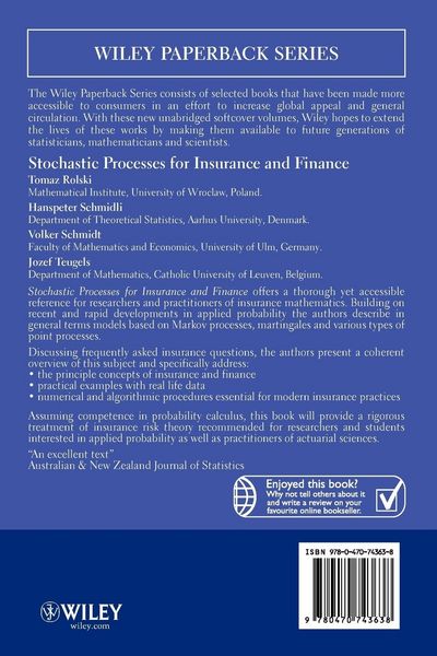 Produktbild: Stochastic Processes for Insurance and Finance