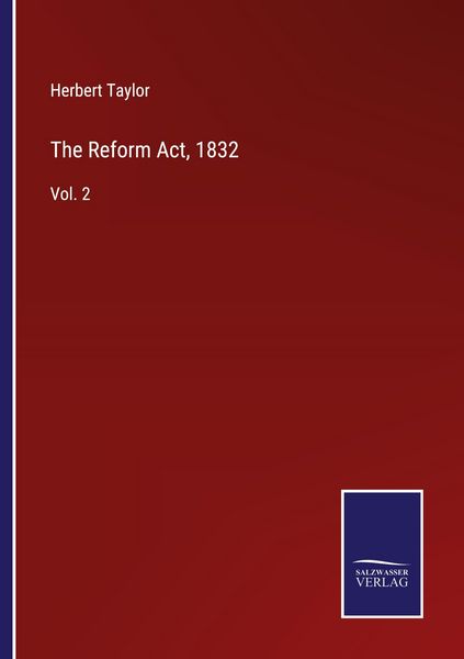 Produktbild: The Reform Act, 1832