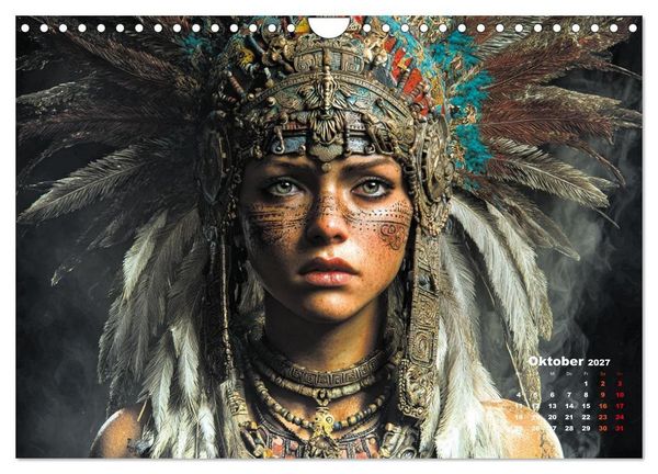 Produktbild: Azteken - Im Glanz der ewigen Sonne (Wandkalender 2027 DIN A4 quer), CALVENDO Monatskalender