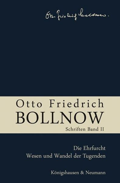 Produktbild: Otto Friedrich Bollnow: Schriften 2