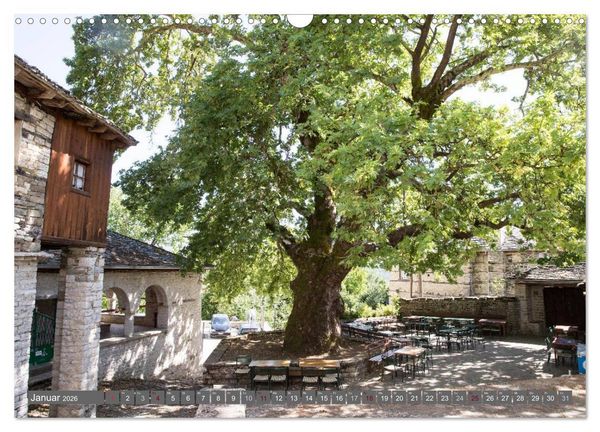 Produktbild: Griechenland 2026 - Zagorochoria und Vikos-Schlucht (Wandkalender 2026 DIN A3 quer), CALVENDO Monatskalender