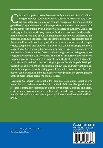 Produktbild: Governing the Climate