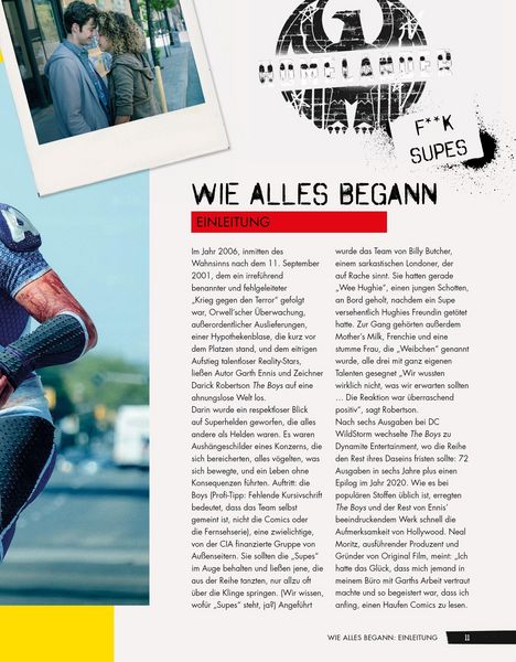 Produktbild: Hinter den Kulissen von The Boys