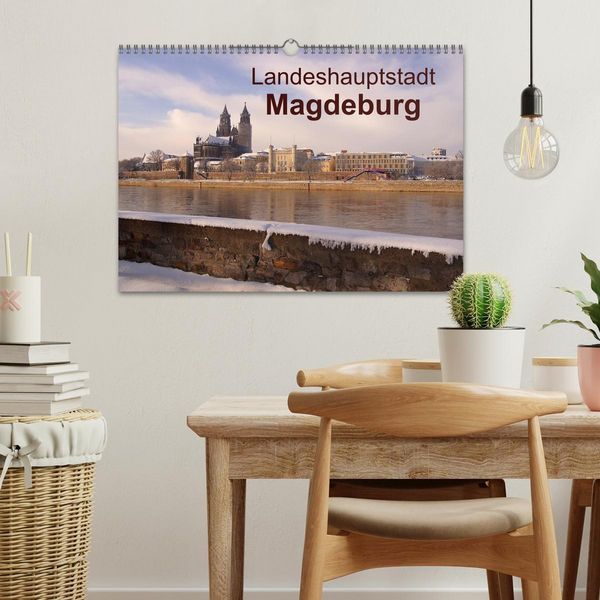 Produktbild: Landeshauptstadt Magdeburg (Wandkalender 2026 DIN A3 quer), CALVENDO Monatskalender