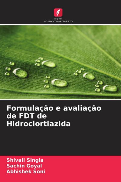 Produktbild: Formula&ccedil;&atilde;o e avalia&ccedil;&atilde;o de FDT de Hidroclortiazida