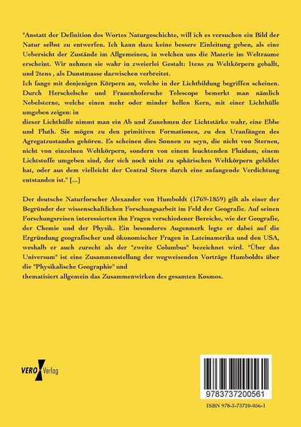 Produktbild: &Uuml;ber das Universum - die Kosmosvortr&auml;ge