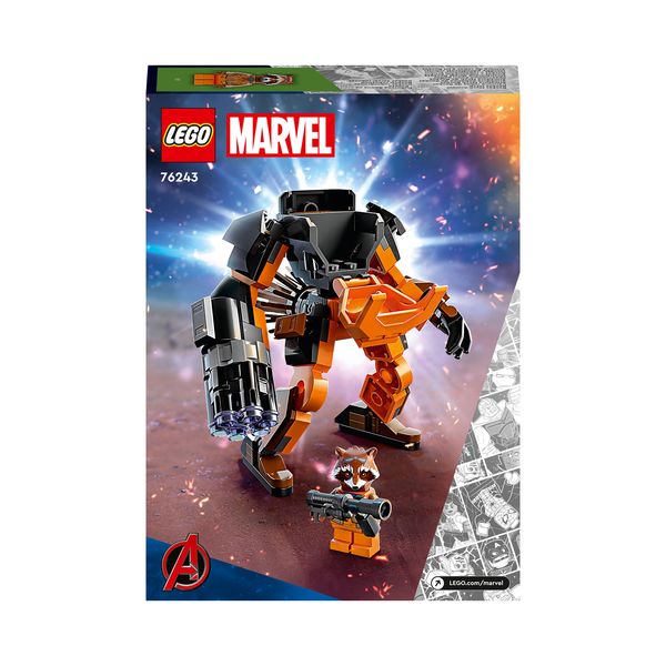 LEGO Marvel 76243 Rocket Mech, Action-Figur aus Guardians of the Galaxy