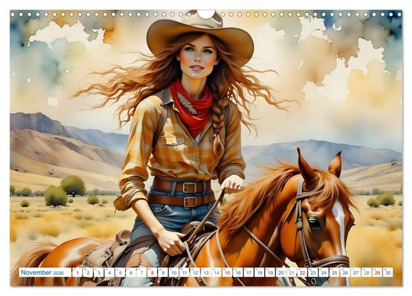 Produktbild: K&ouml;niginnen der Reitkunst (Wandkalender 2026 DIN A3 quer), CALVENDO Monatskalender