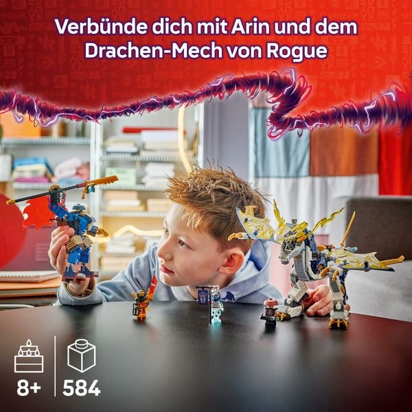 Produktbild: LEGO NINJAGO Rogues Mech-Drachenreiter - Drachen-Spielzeug - 71843