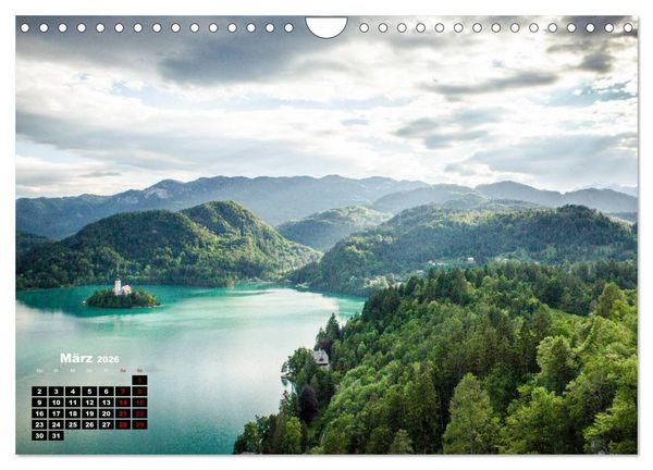 Produktbild: Gr&uuml;nes Slowenien (Wandkalender 2026 DIN A4 quer), CALVENDO Monatskalender